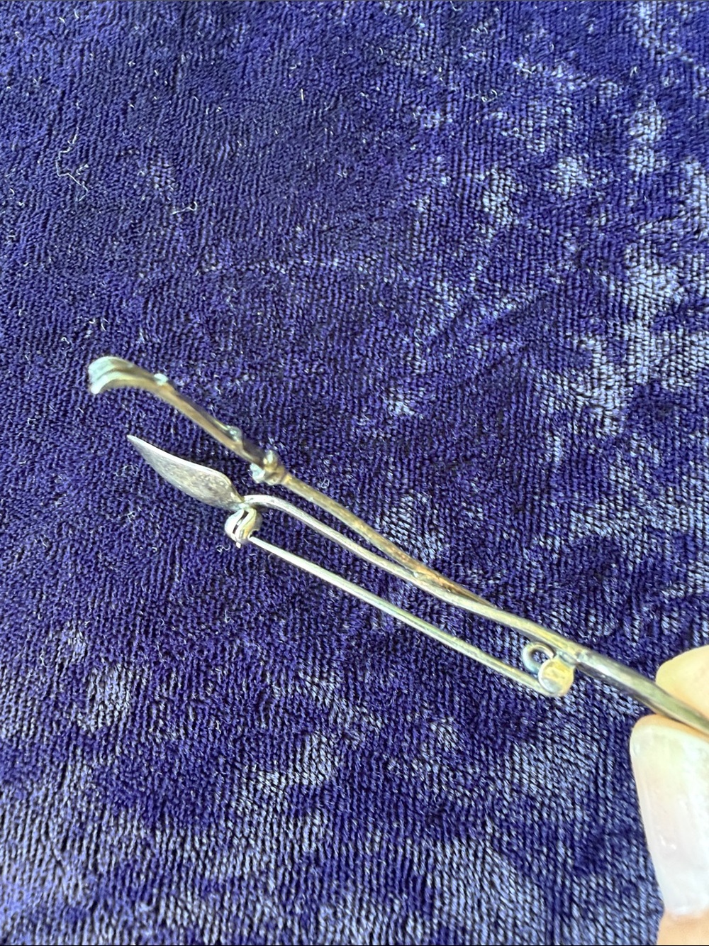 Vintage 925 sterling silver gardening tool pin brooch - Picture 7 of 7
